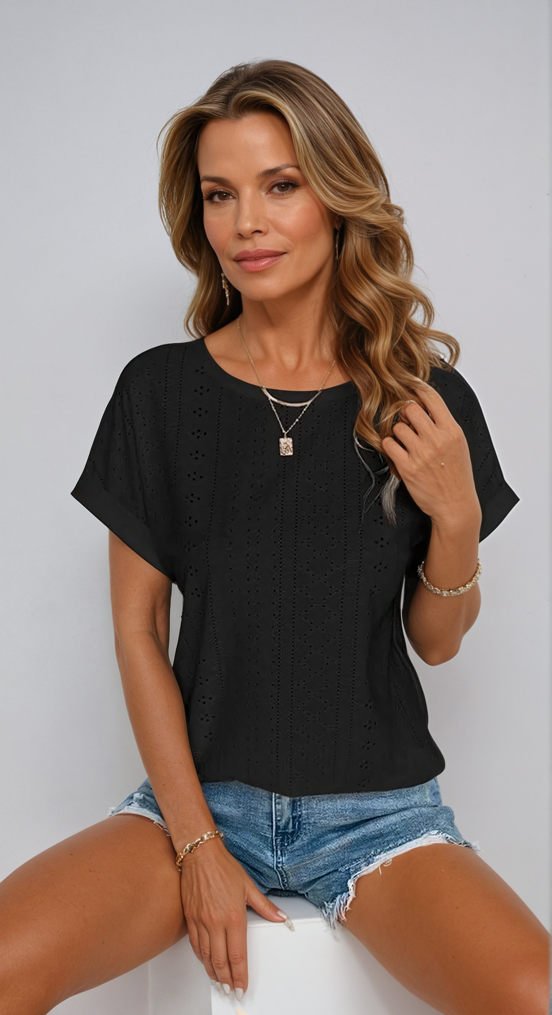 Becky™ | Top Casual con Ojal