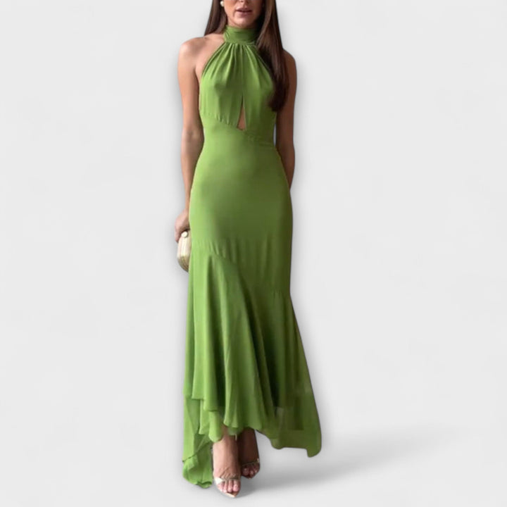 Elodie - Elegantes vestido maxi asimétrico
