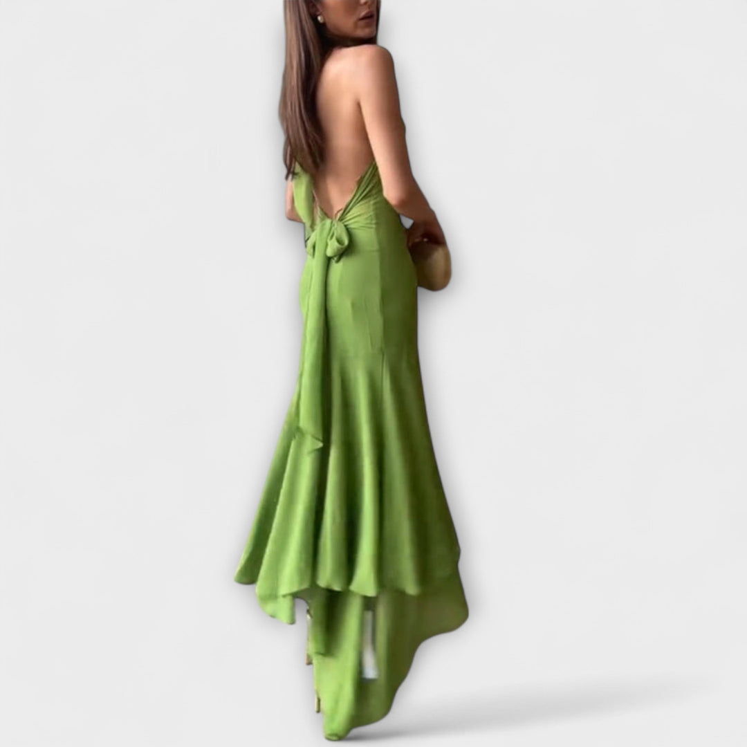 Elodie - Elegantes vestido maxi asimétrico