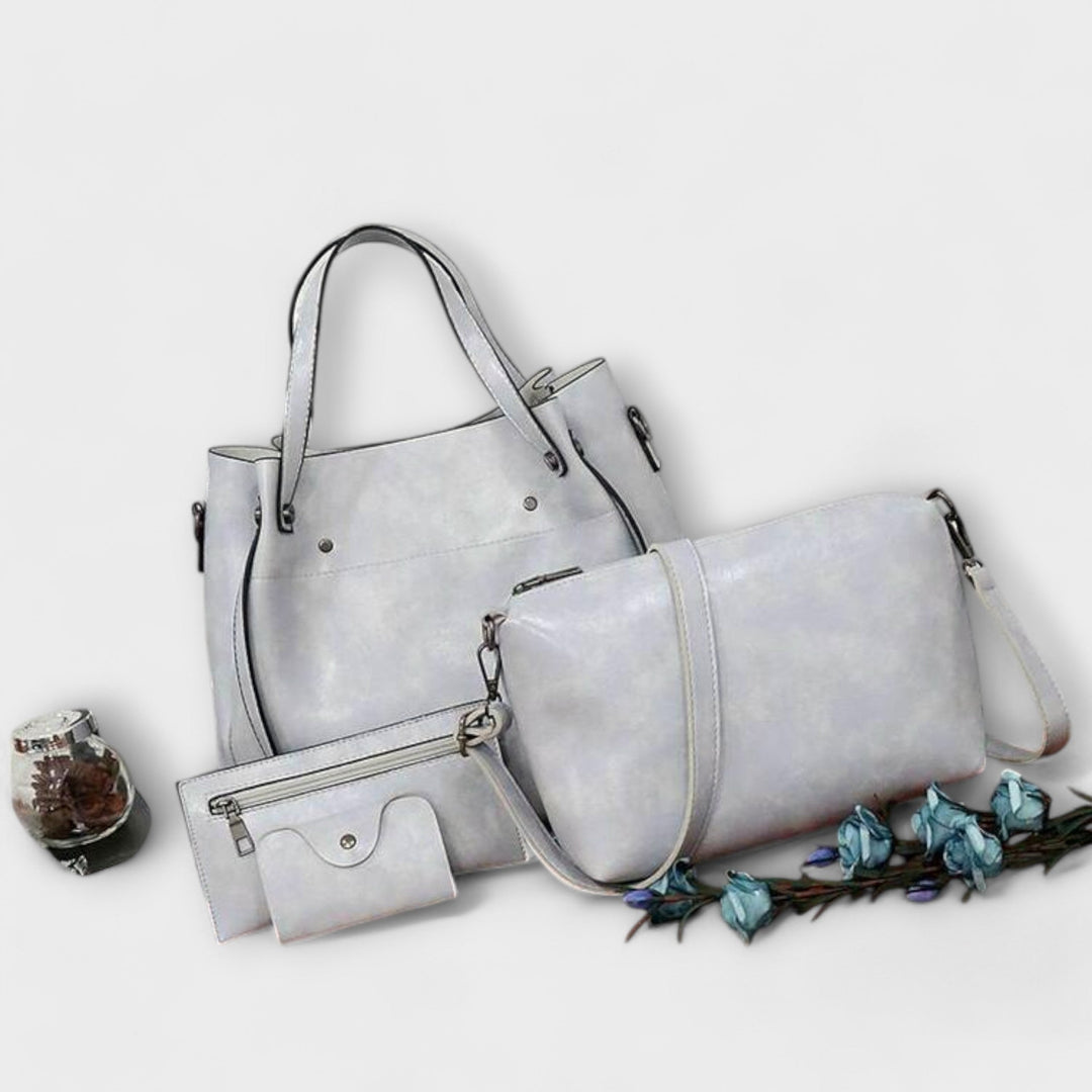 Cécile. - Bolso vintage de 4 piezas