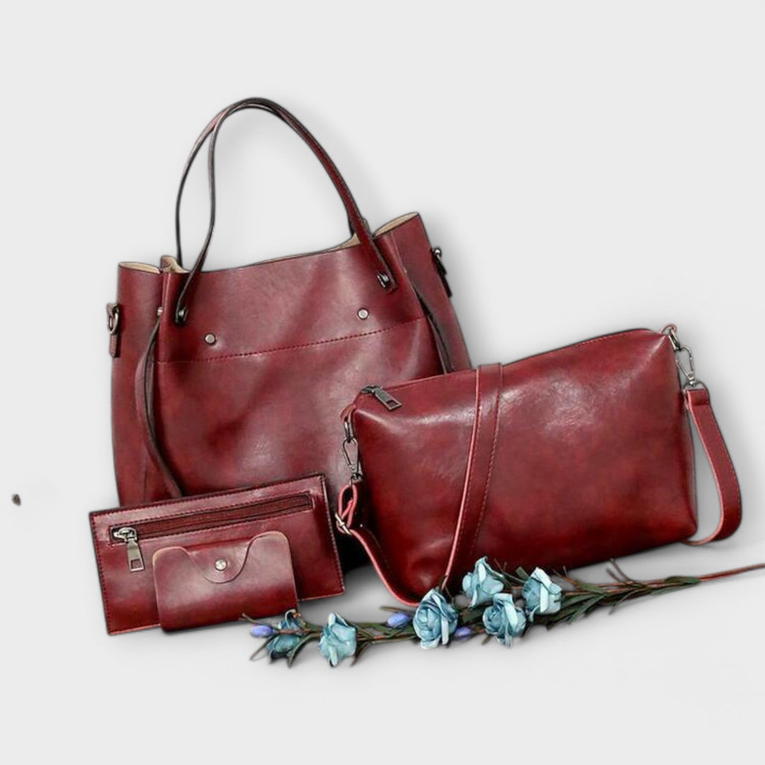 Cécile. - Bolso vintage de 4 piezas