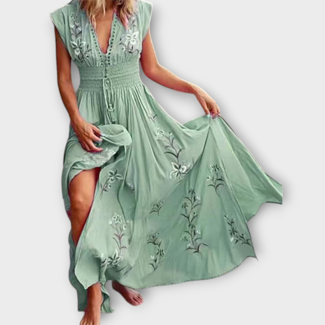 Felizia – Vestido boho con encantador bordado