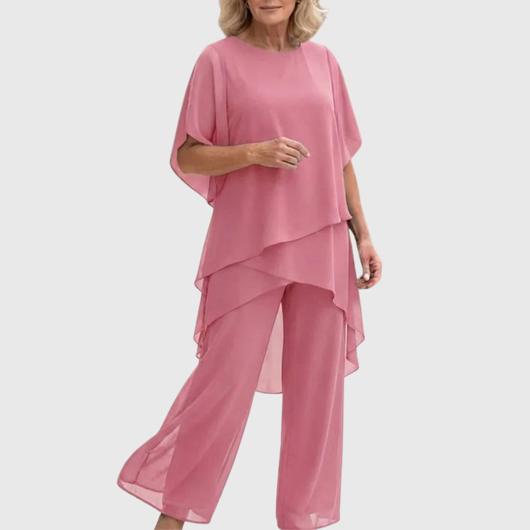 Conjunto Palazzo Drapeado | Look Día y Noche