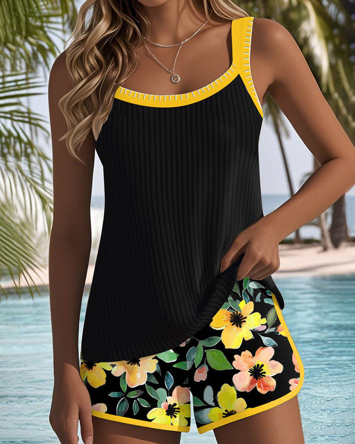 Matilda™ | Conjunto de Tankini de Dos Piezas para Playa