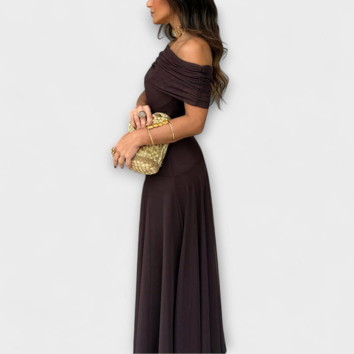 Louka - Toledo Maxi vestido de un hombro