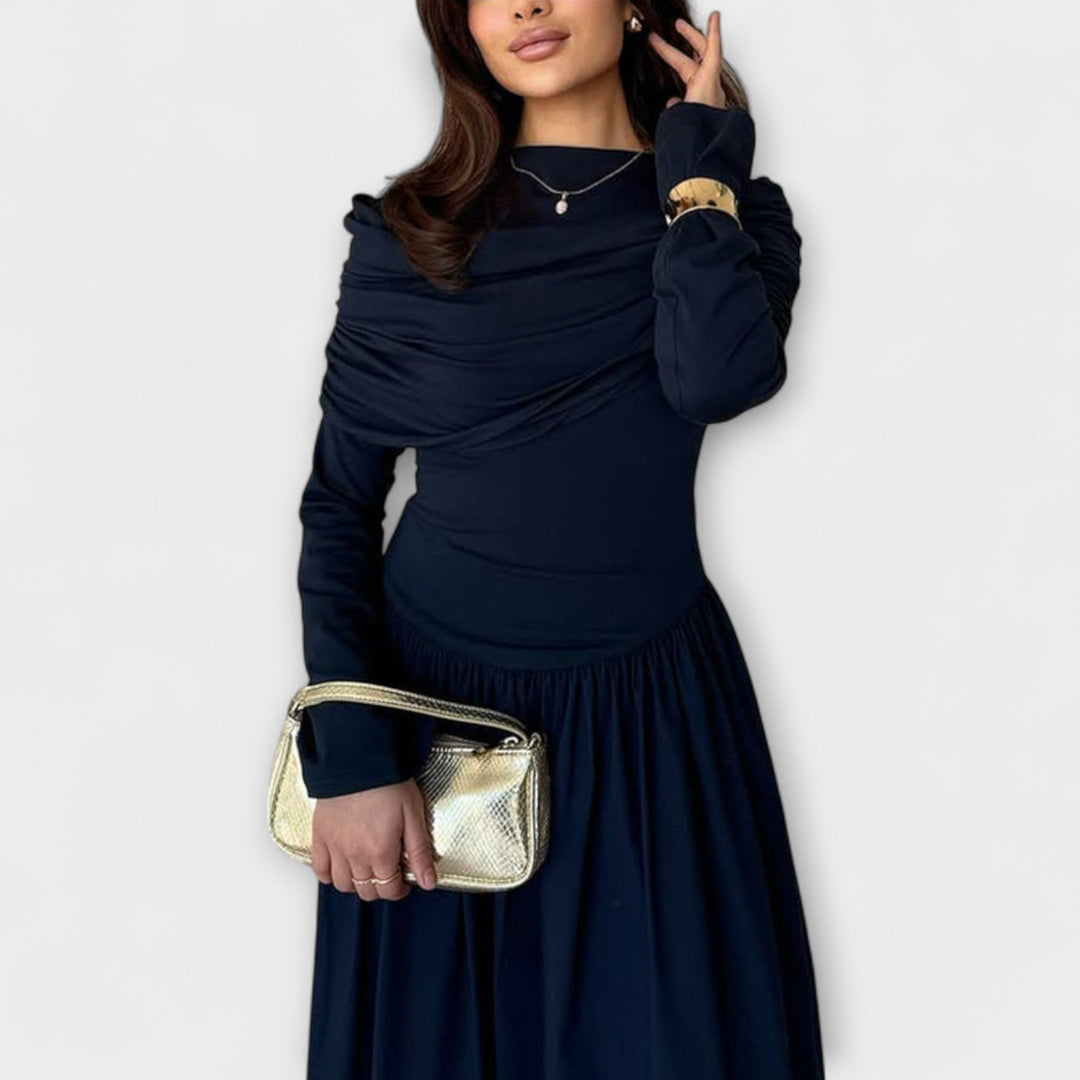 Jessica - Vestido suelto plegable