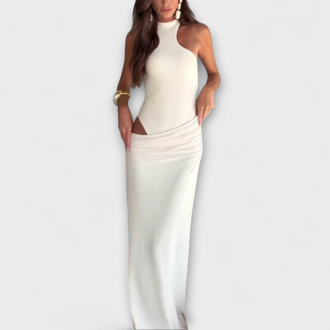 Minna - Vestido sin mangas seductor con corte