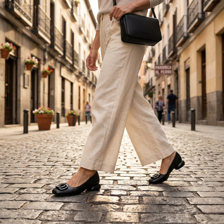 Sophia | Bailarinas de Cuero Elegantes