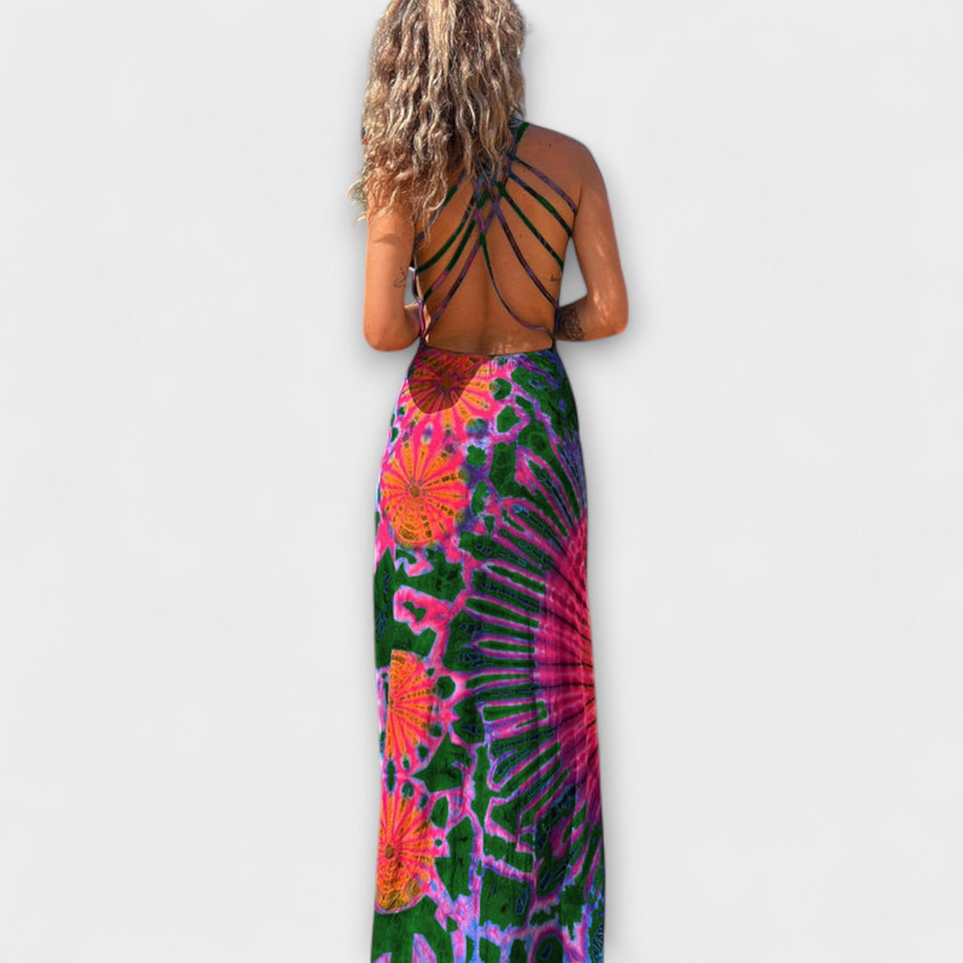 Ronja - La Bamba Maxi Vestido Tie-Dye