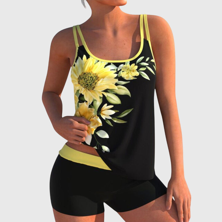 Alicia | Tankini Floral con Short