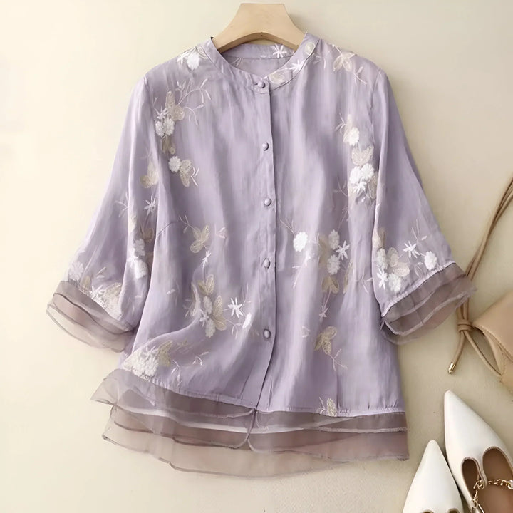 Giovanna - Blusa de algodón ligera