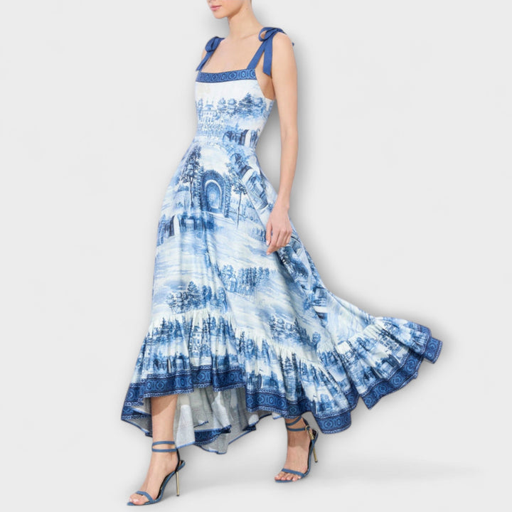 Lucia - Encantador vestido maxi floral