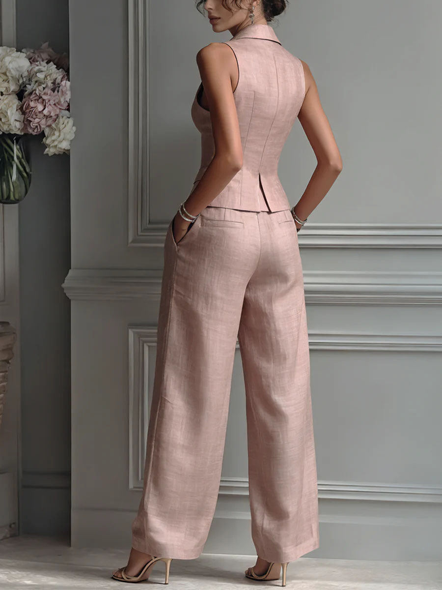Carmen | Conjunto Elegante de Dos Piezas con Chaleco y Pantalón