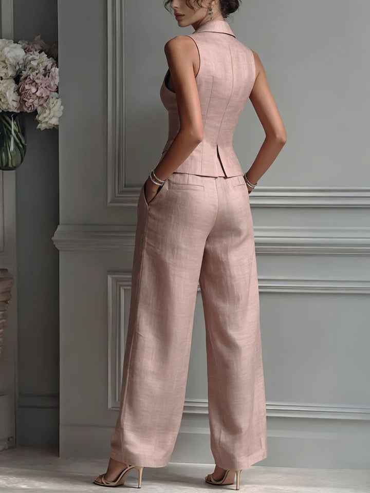 Carmen | Conjunto Elegante de Dos Piezas con Chaleco y Pantalón
