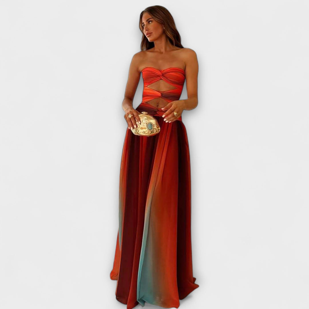 Laney - Vestido maxi sin mangas