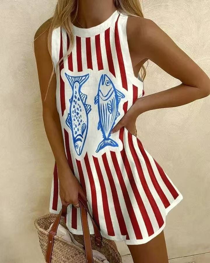 Minivestido de lino™