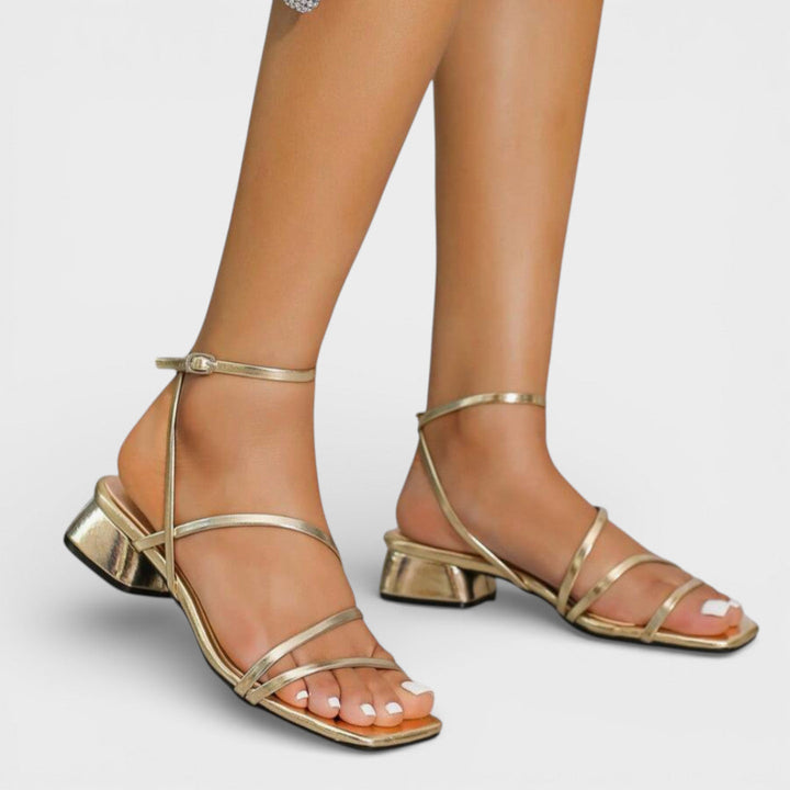 Aurelia | Sandalias Tacón Grueso Mujer Elegantes