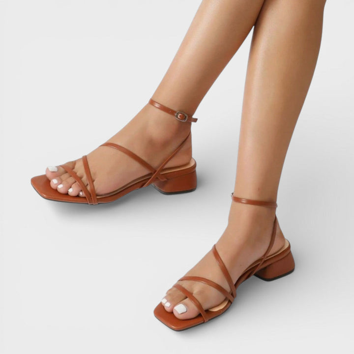 Aurelia | Sandalias Tacón Grueso Mujer Elegantes
