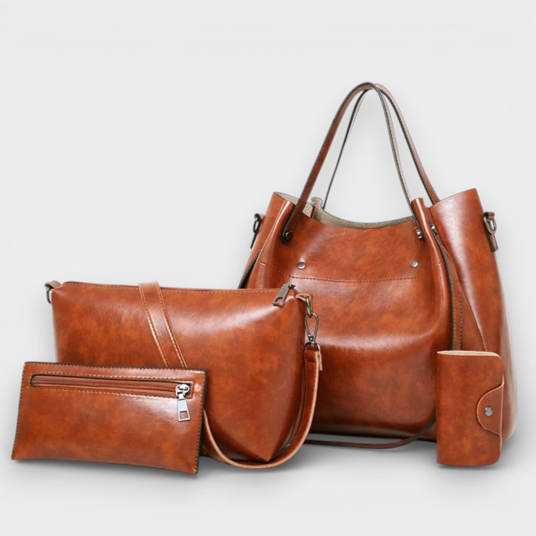 Cécile. - Bolso vintage de 4 piezas