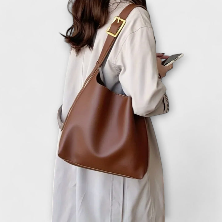 Cécile – Elegante bolsa de cuero cruzada