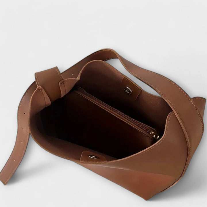 Cécile – Elegante bolsa de cuero cruzada