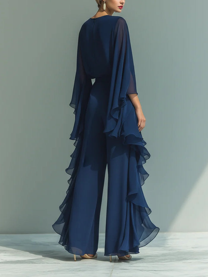 Micaela | Conjunto Elegante de Dos Piezas con Mangas Acampanadas