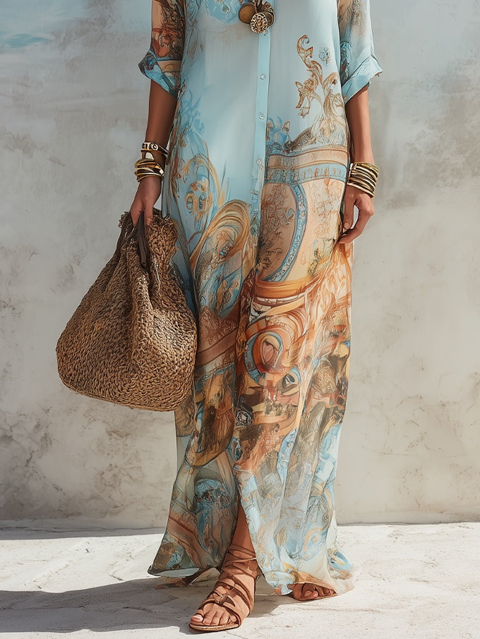Lourdes | Vestido Mediterráneo de Verano