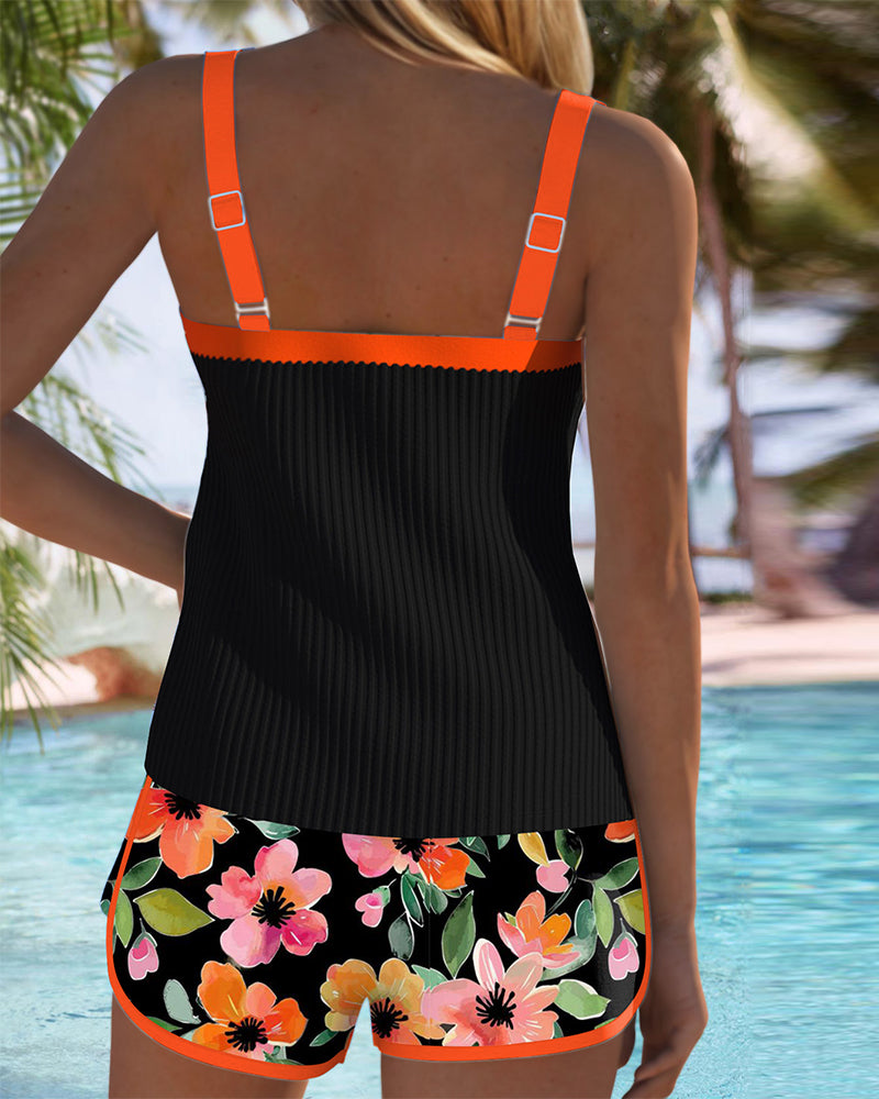 Matilda™ | Conjunto de Tankini de Dos Piezas para Playa