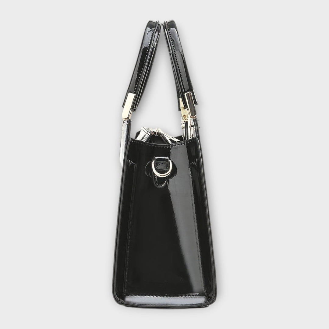 Victoria | Bolso de Mano con Patrón de Piel de Cocodrilo
