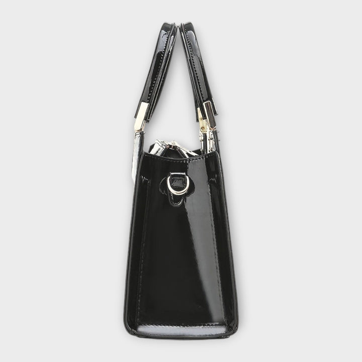 Victoria | Bolso de Mano con Patrón de Piel de Cocodrilo