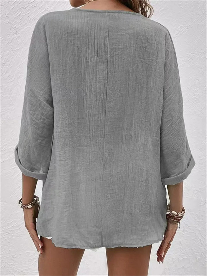 Fernanda | Blusa Ligera de Verano con Botones