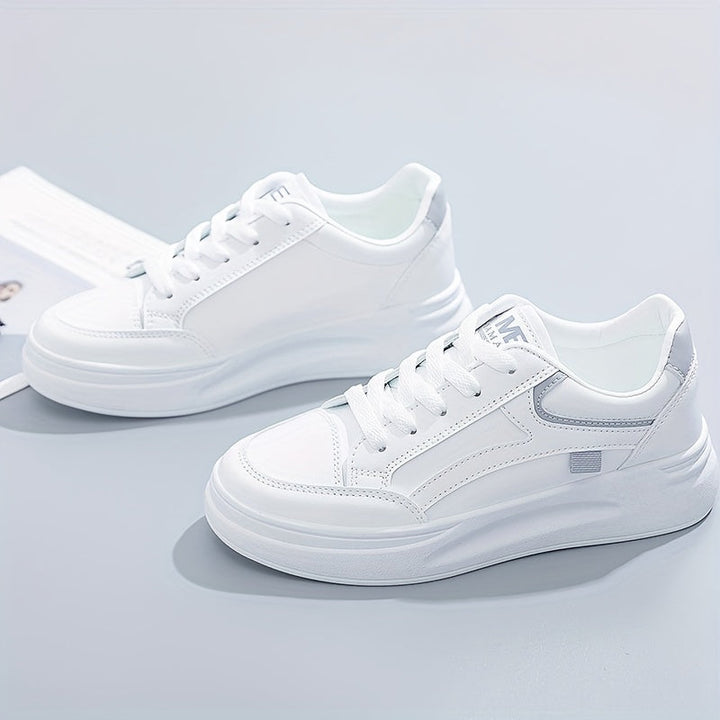 Zapatillas blancas chic confort ligero