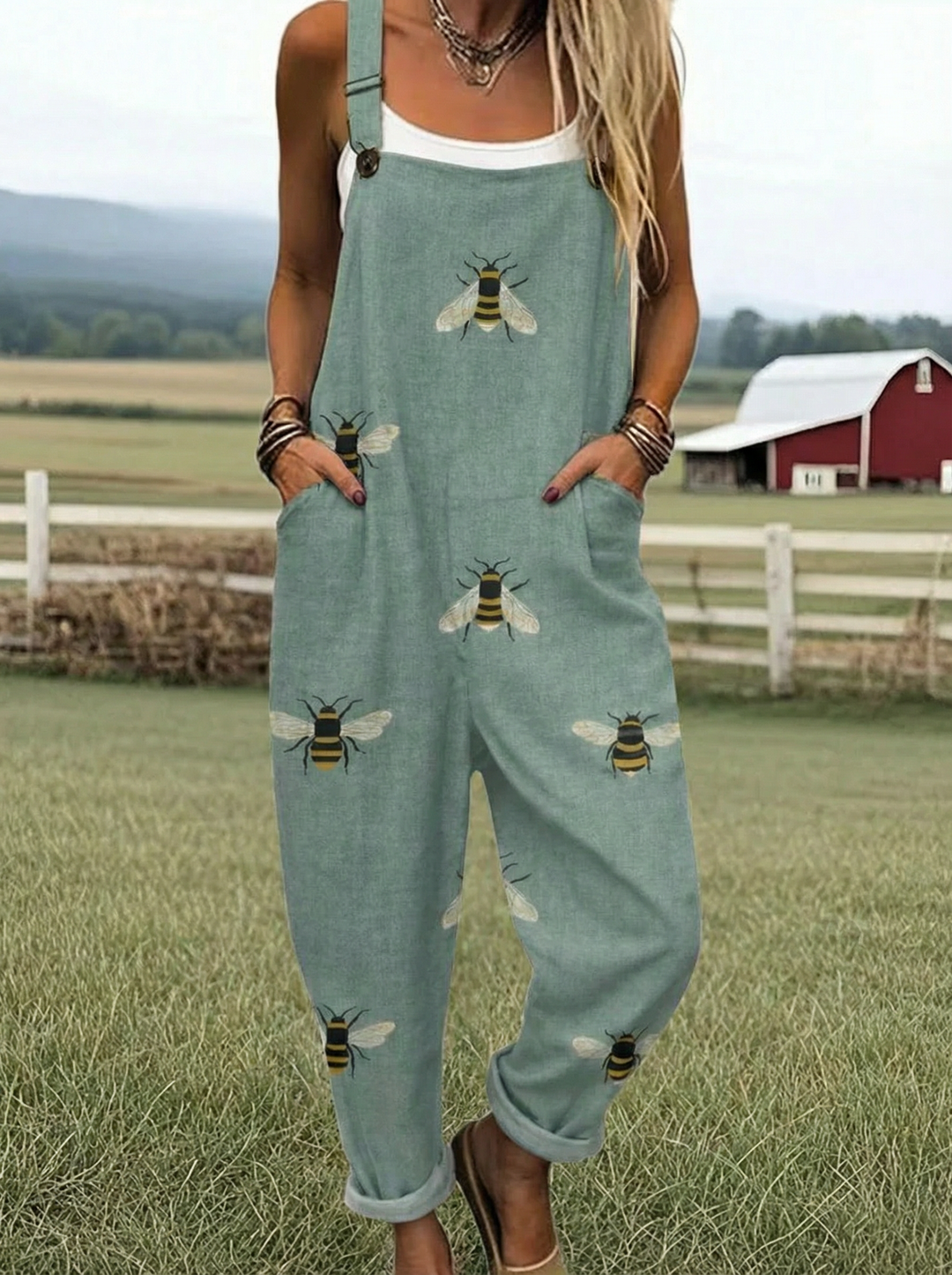 LS™ | Pantalón Salopette Estampado Trendy